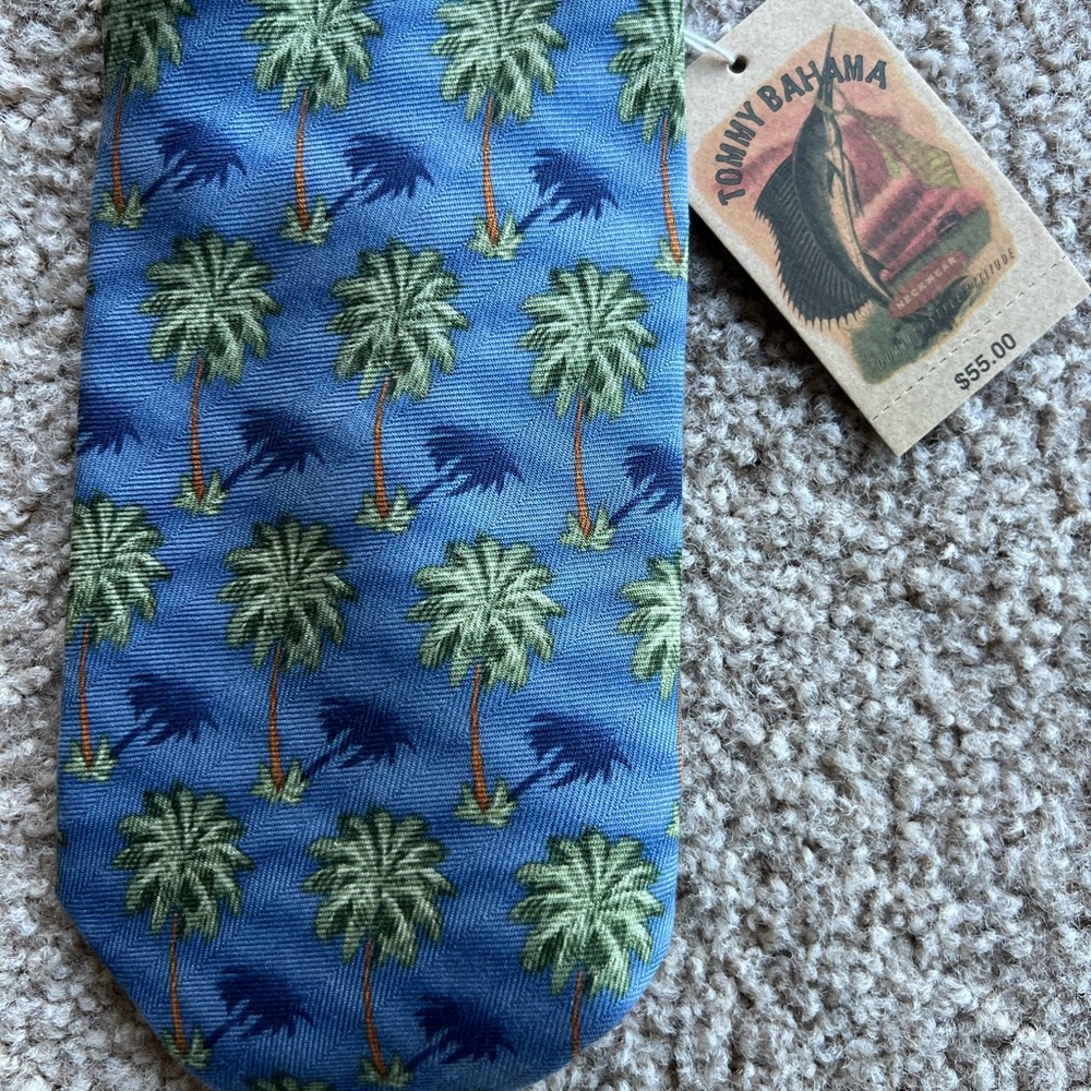 Tommy Bahama Palm Tree Pattern Tie